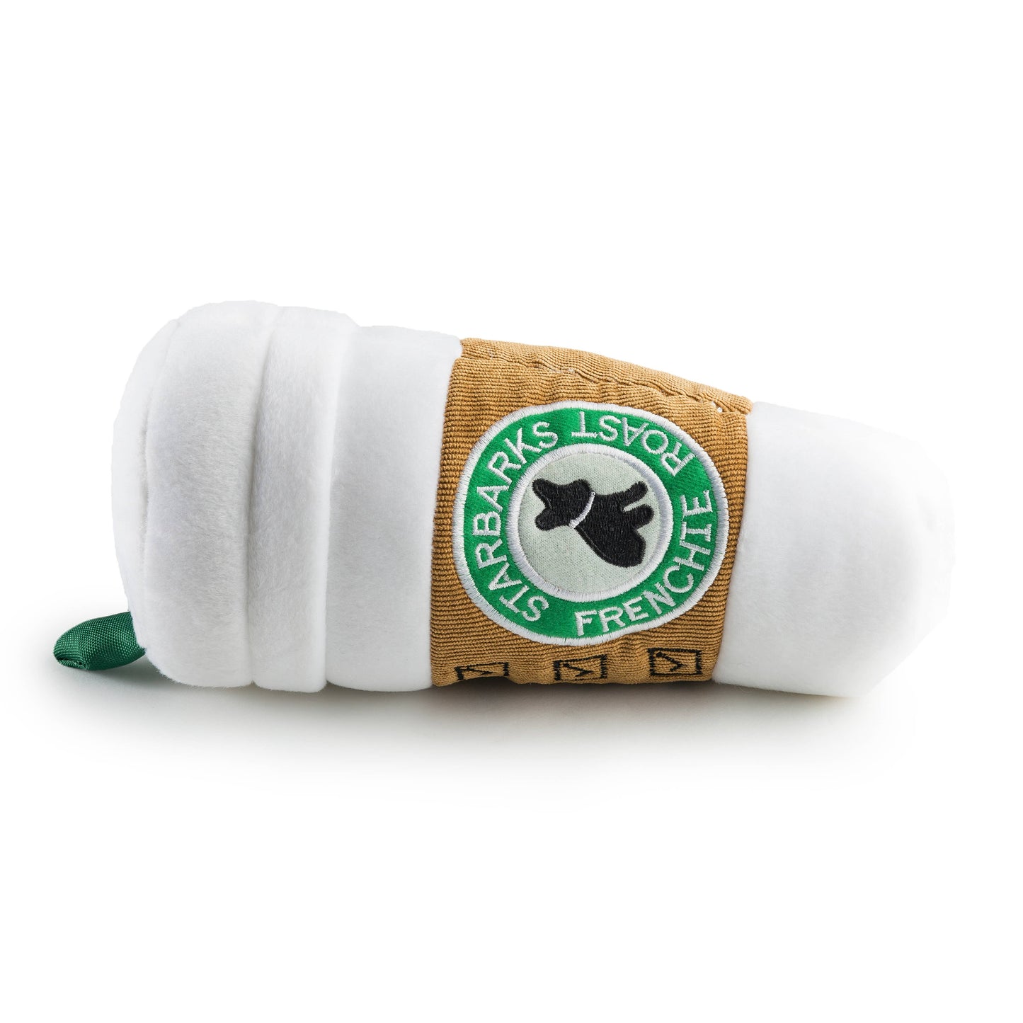 Starbarks Coffee Cup W/ Lid Squeaker Dog Toy Large
