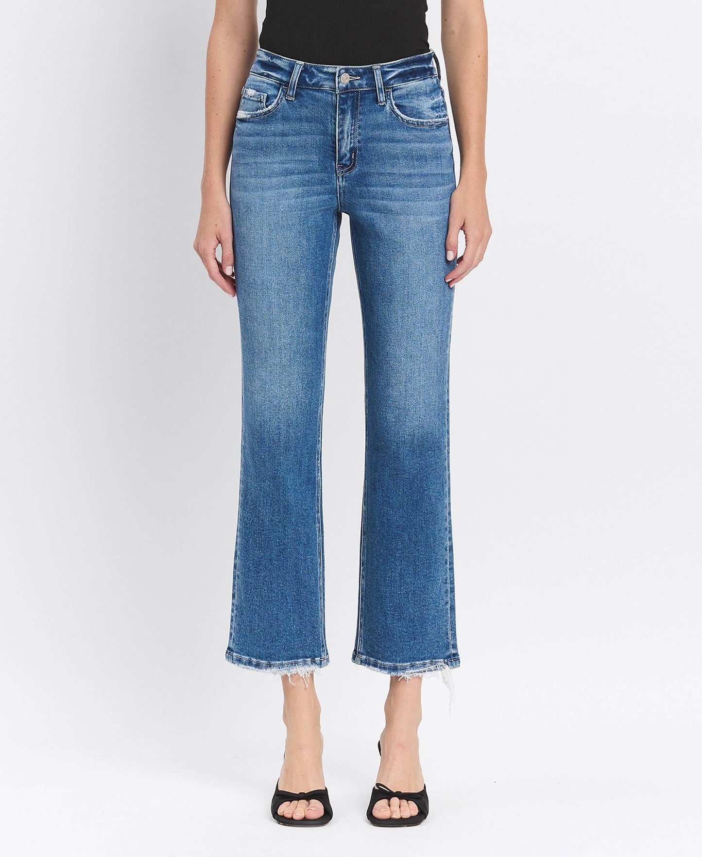 Hadlee High Rise Ankle Straight Jeans