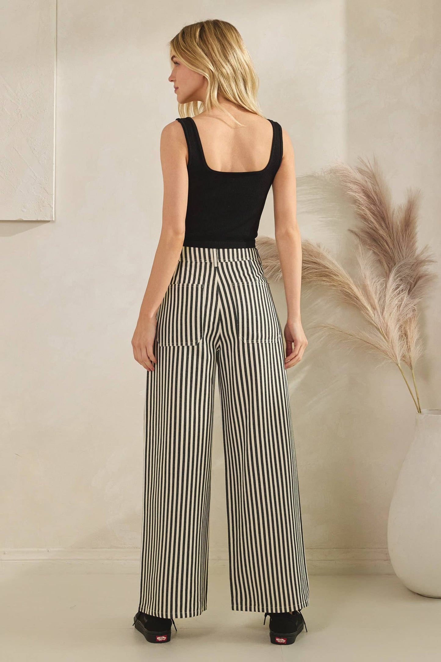 Sierra Stripe Wide Leg Pants