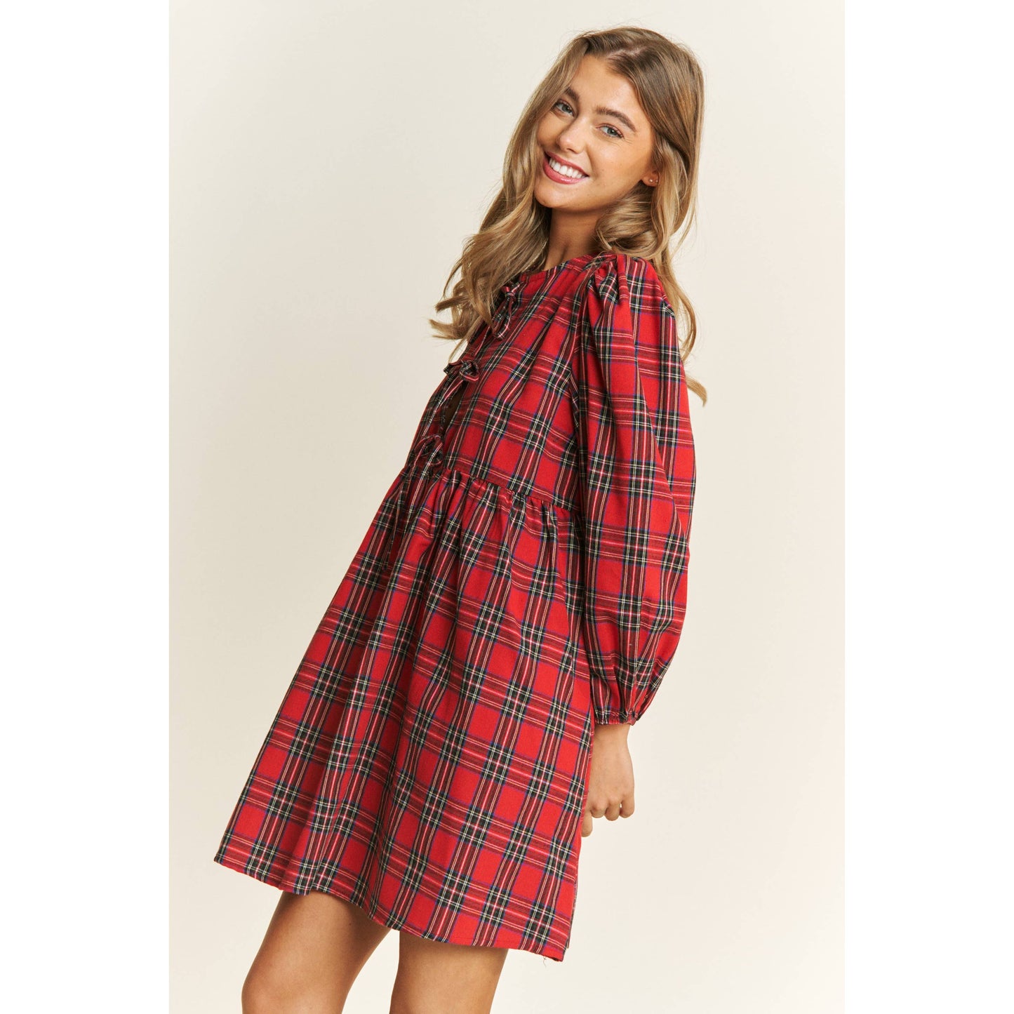 Brennen Babydoll Bow Dress