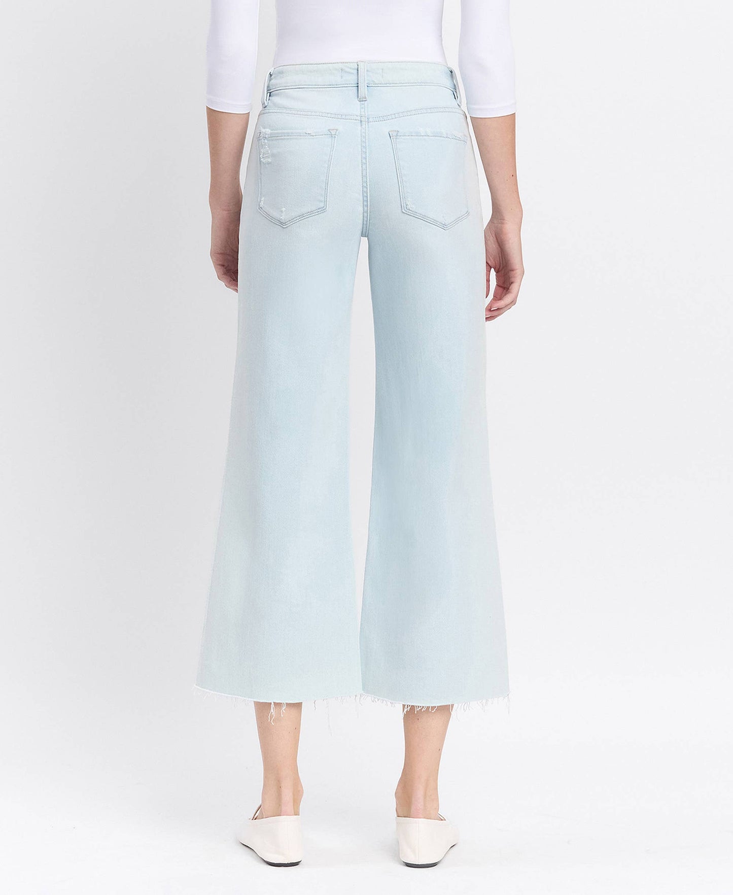 Henley High Rise Wide Leg Jeans