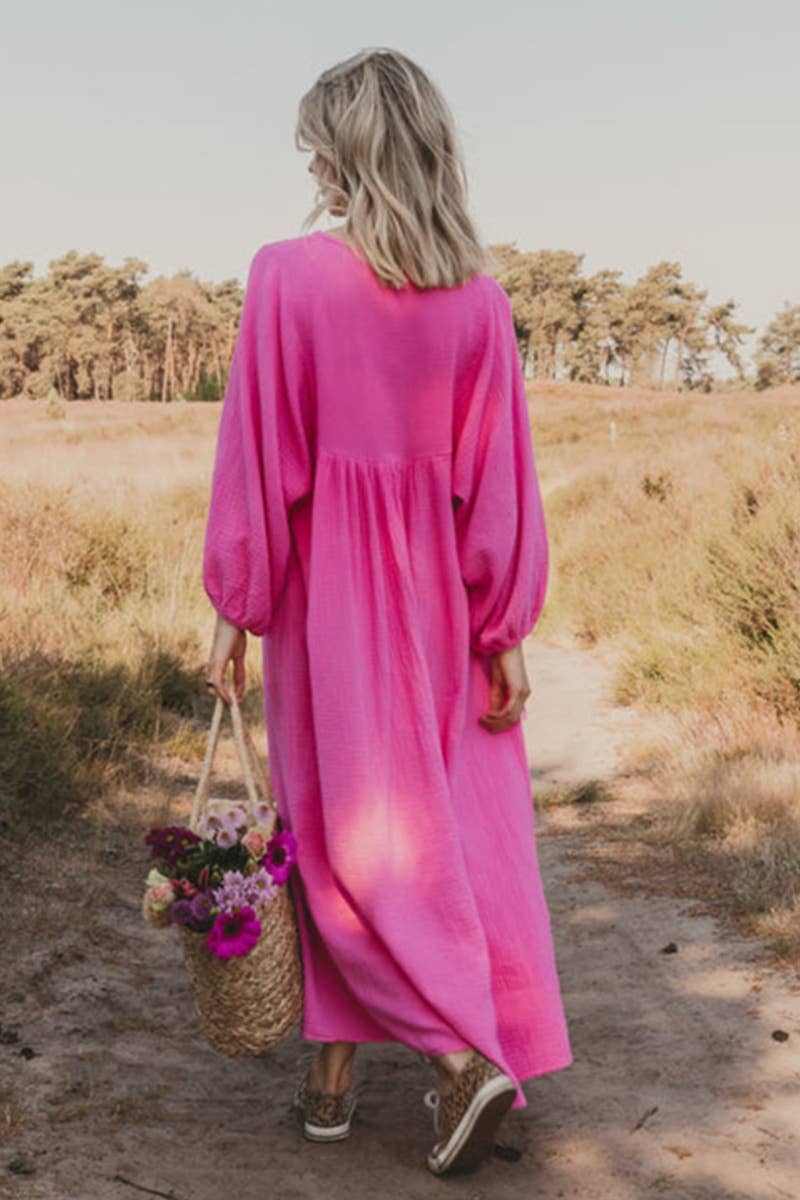 Autumn Long Sleeve Maxi Dress