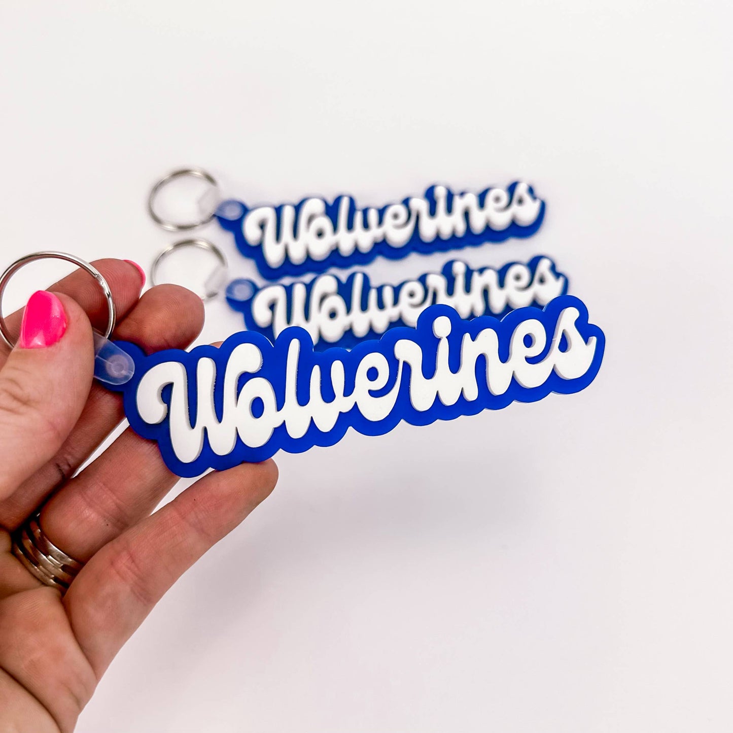School Spirit Acrylic Keychain