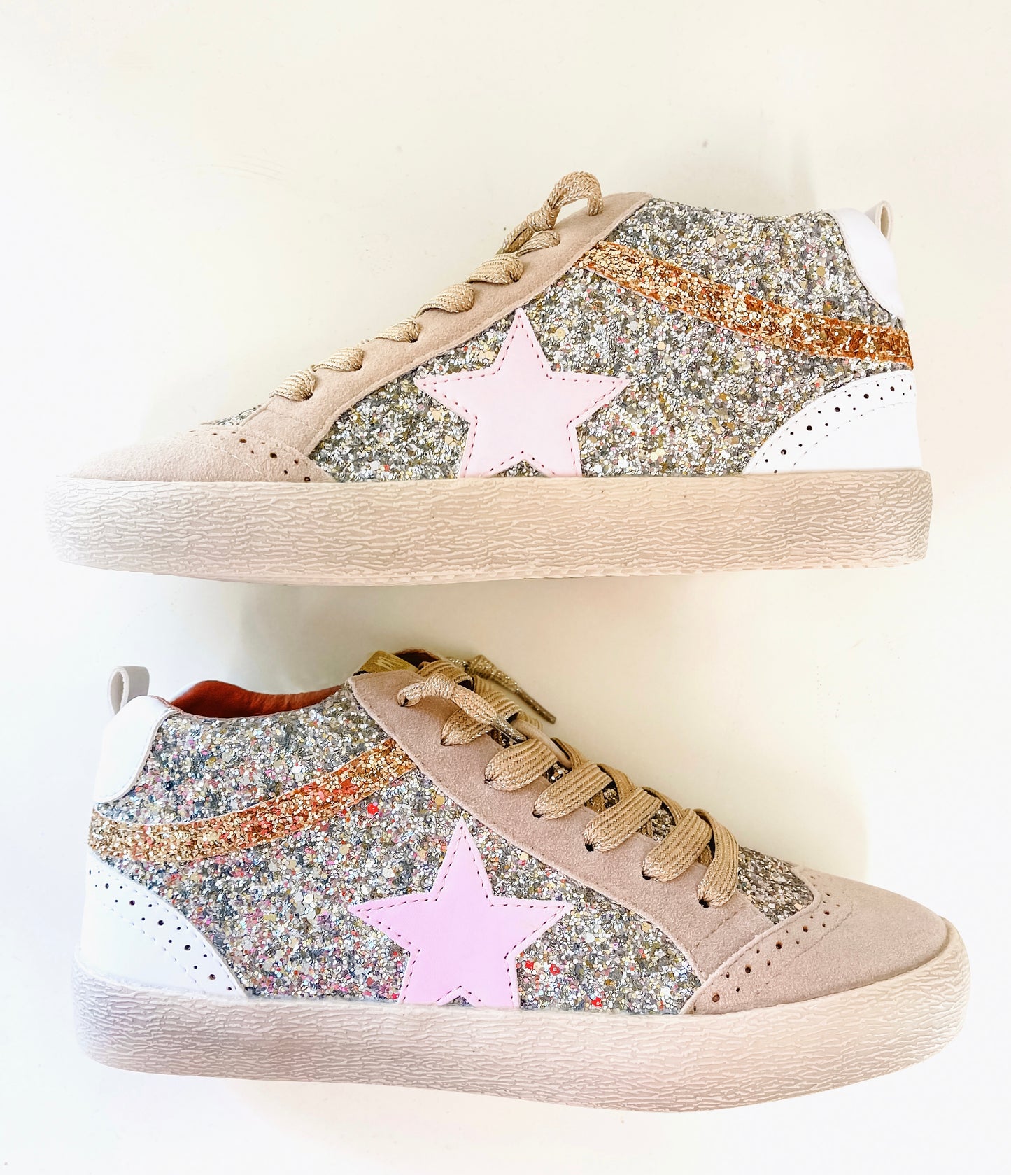 GiGi Gold High Top Sneakers