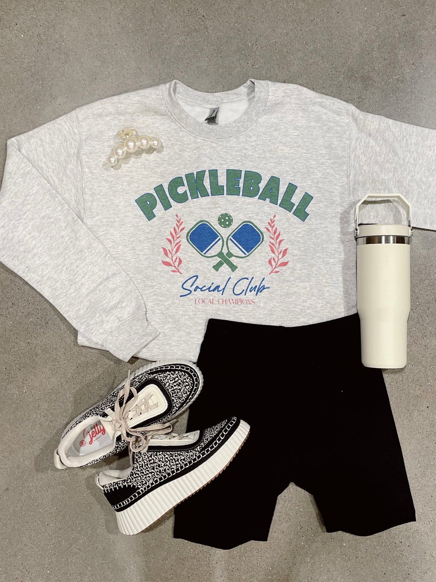 Pickleball Social Club Graphic Sweatshirt