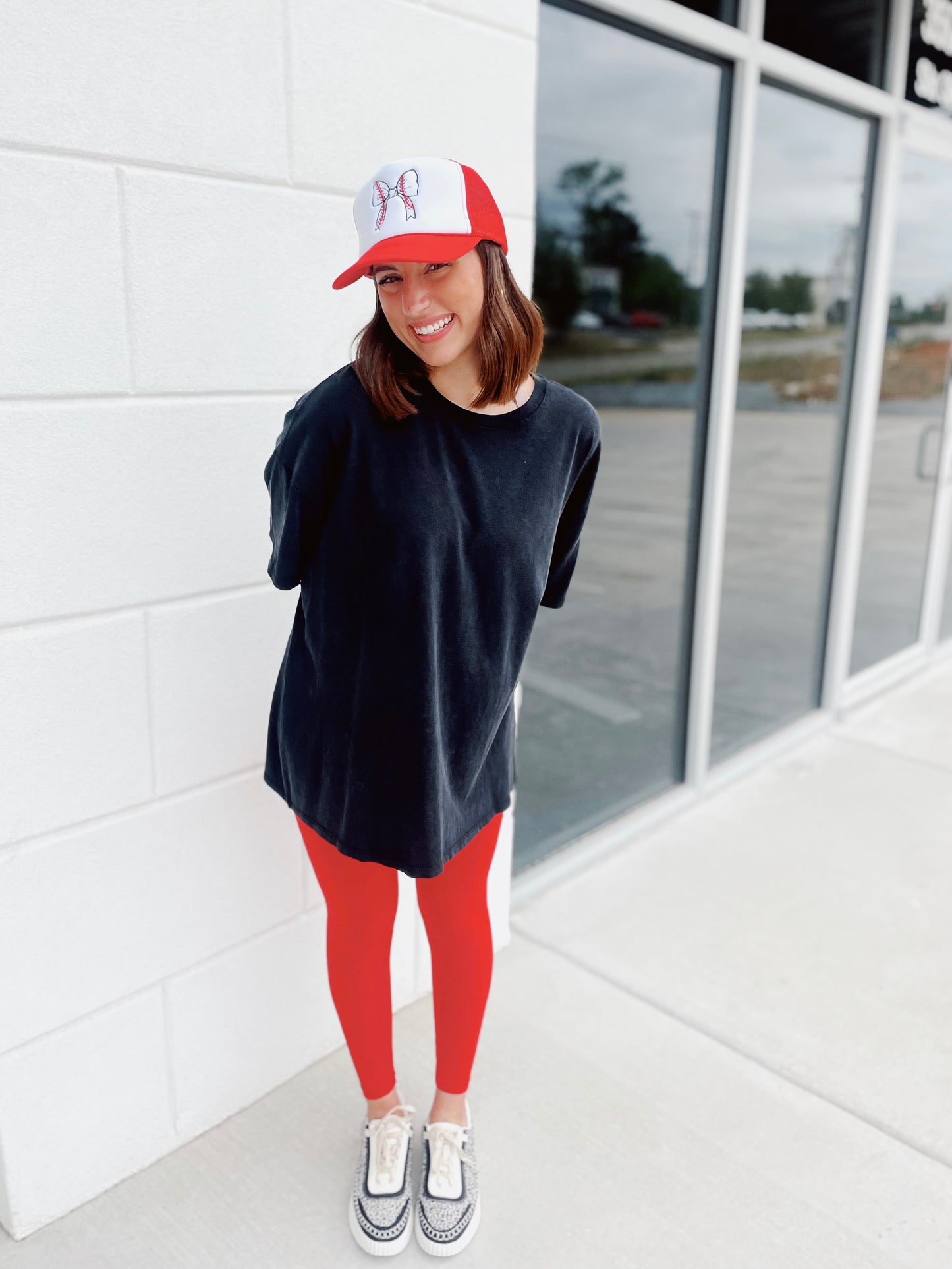 Baseball Bow Trucker Hat