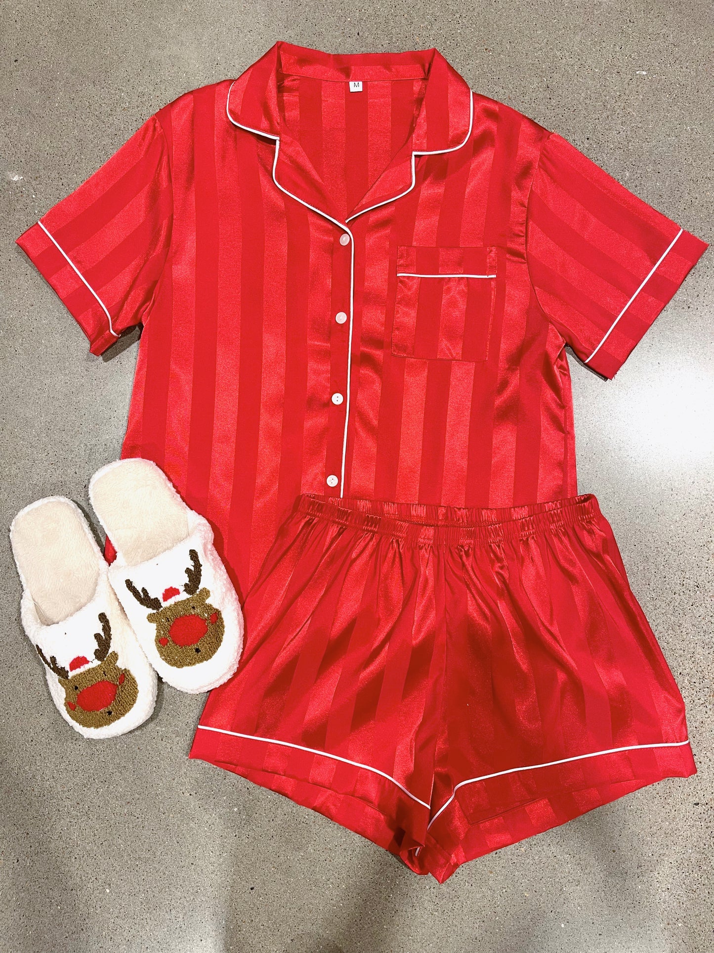 Christmas Red Senna Pajama Set