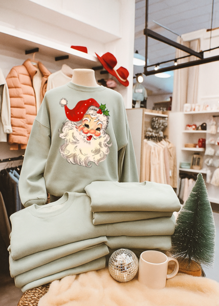 Santa Cartoon Sweatshirt