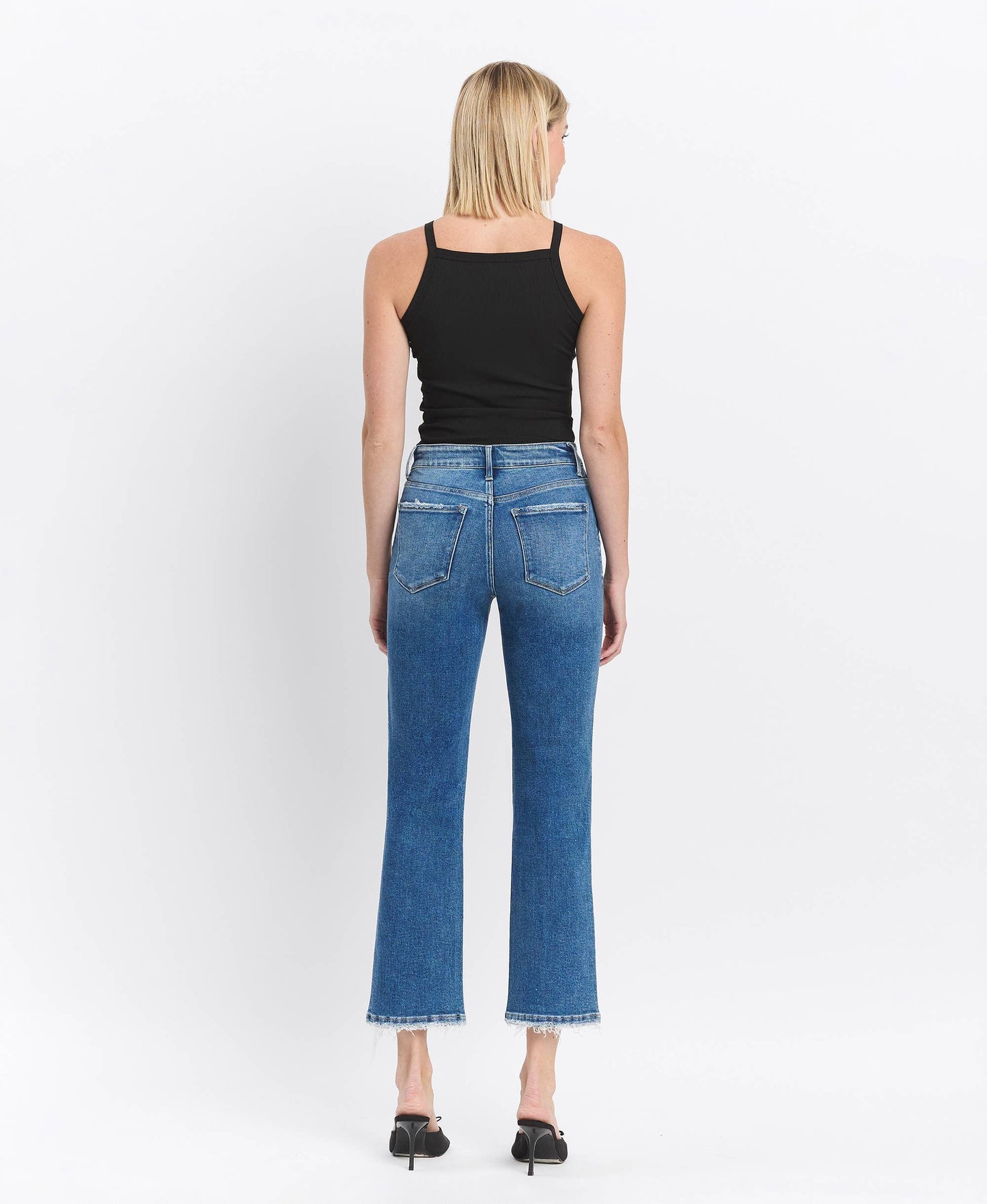 Hadlee High Rise Ankle Straight Jeans