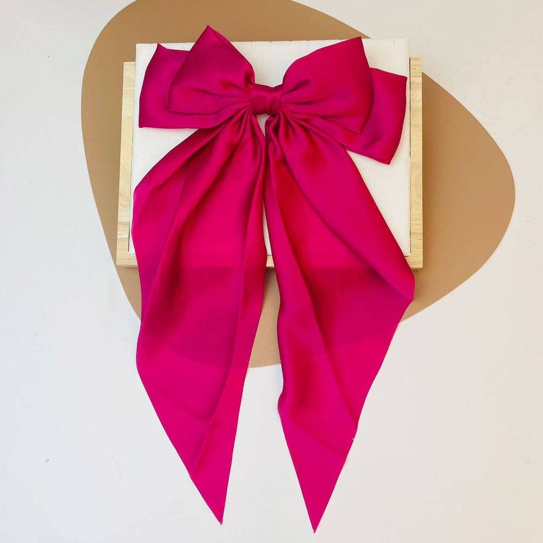 Silky Hair Bow