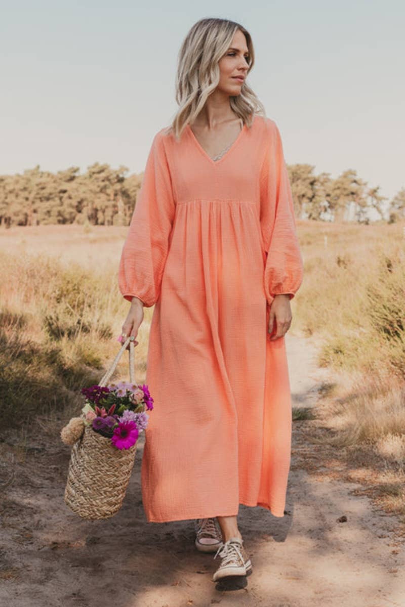 Autumn Long Sleeve Maxi Dress