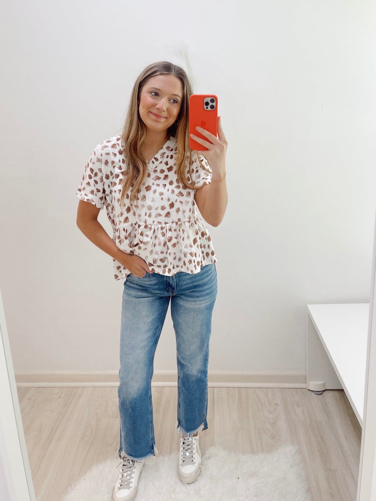 Harlee High Rise Straight Jeans