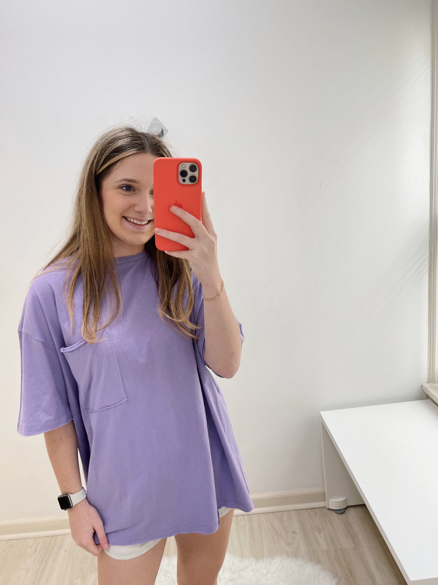 Courtney Cotton Oversized Boyfriend Tee