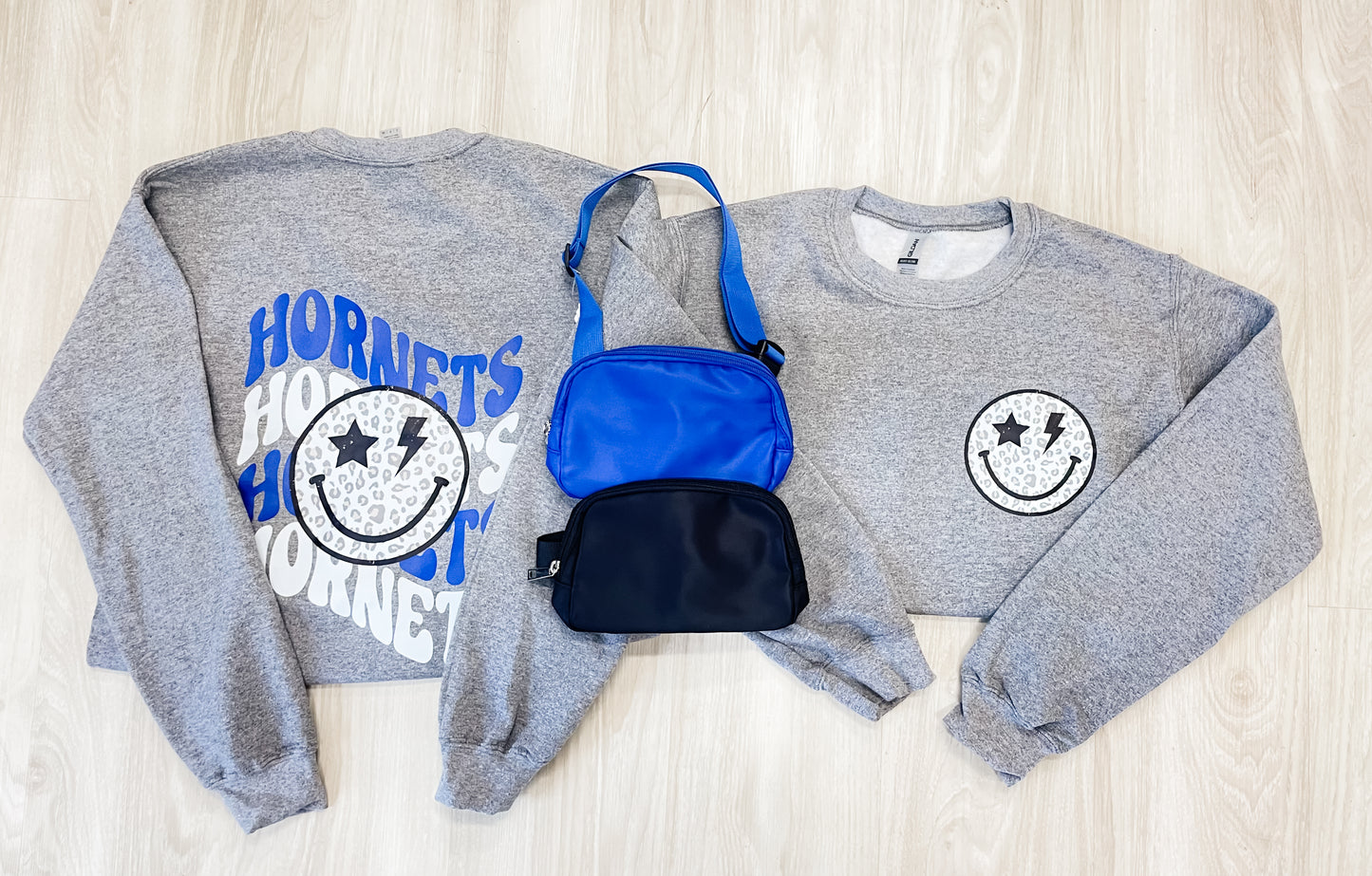 Mascot Smiley Sweatshirt: On Back