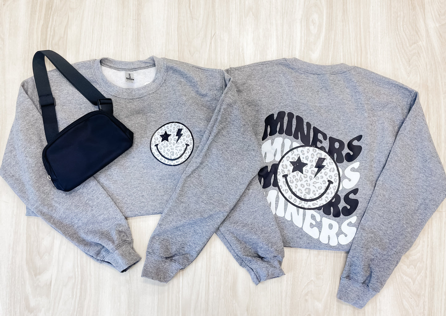 Mascot Smiley Sweatshirt: On Back