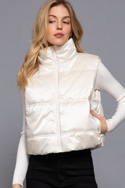 Hattie High Neck Vest