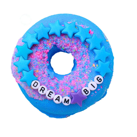 Donut Bath Bomb + Bracelet Pack | Blue