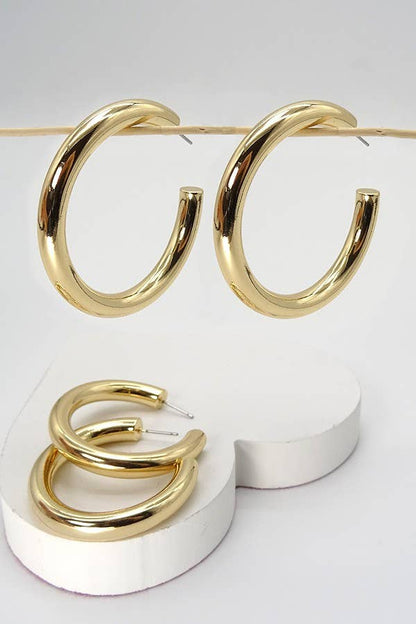 CHUNKY HOOP EARRING