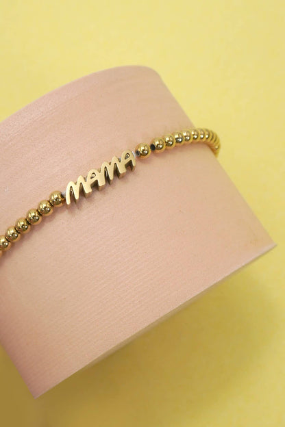Tarnish Free Gold Mama Bracelet
