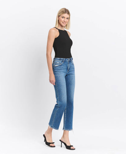 Hadlee High Rise Ankle Straight Jeans