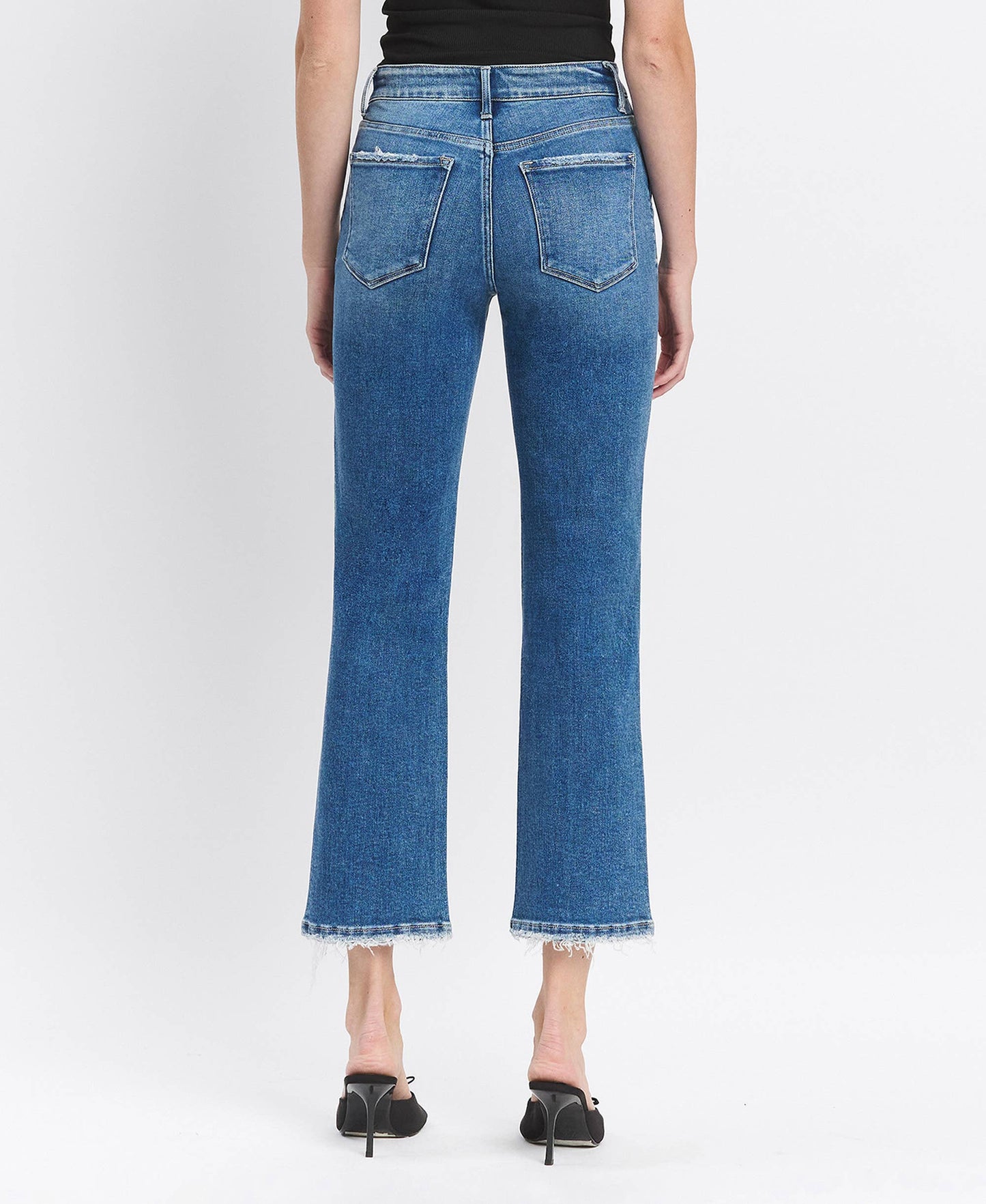 Hadlee High Rise Ankle Straight Jeans