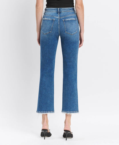 Hadlee High Rise Ankle Straight Jeans