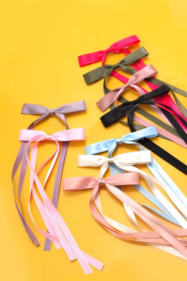 Long Bow Hair Clip