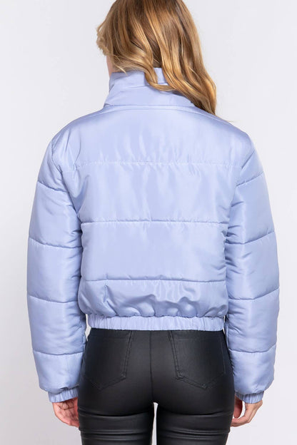 Brianna Blue Puffer Jacket