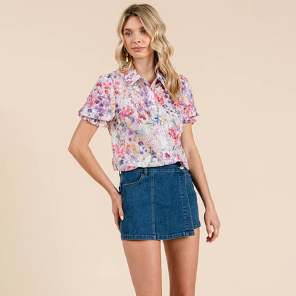 Frenchie Floral Sleeve