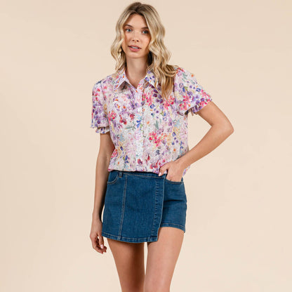 Frenchie Floral Sleeve