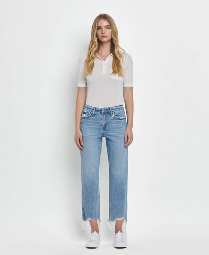 Hailey High Rise Straight Jeans