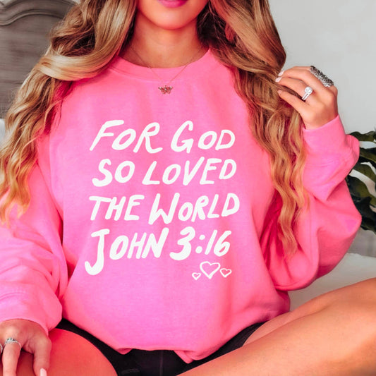 John 3:16 Crewneck Sweatshirt