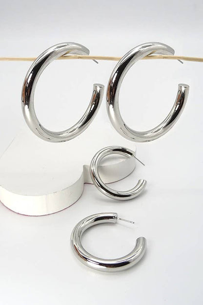 CHUNKY HOOP EARRING