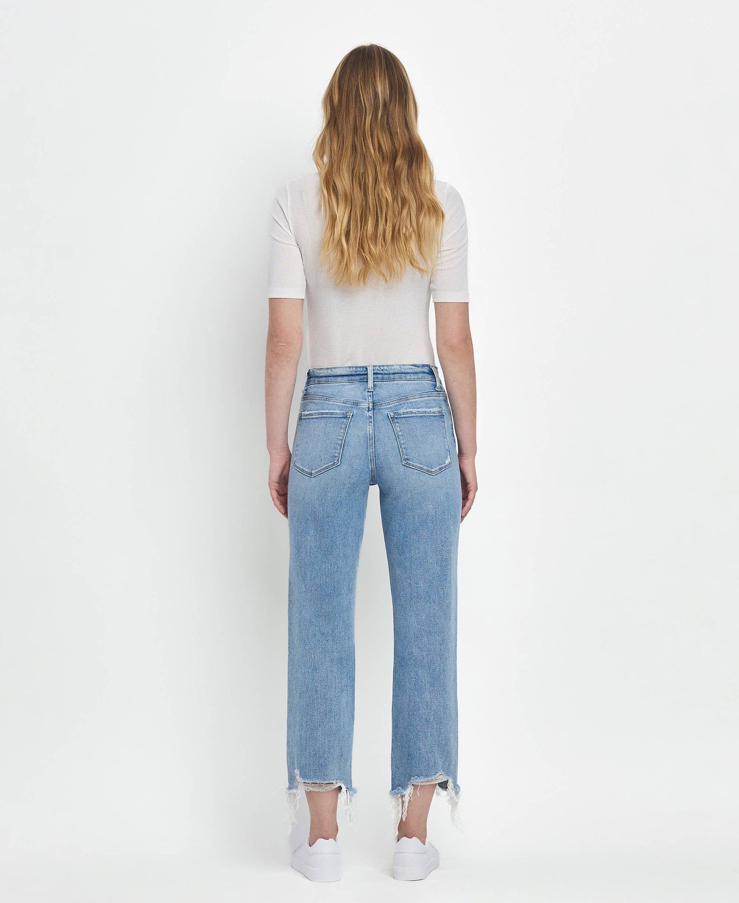 Hailey High Rise Straight Jeans