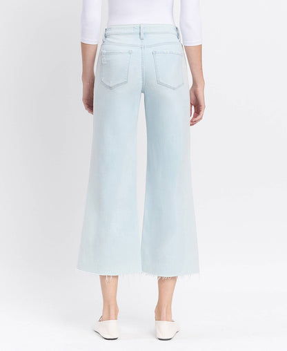 Henley High Rise Wide Leg Jeans