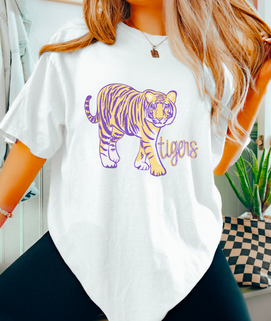 Tiger Mascot Graphic Tee
