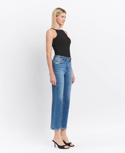 Hadlee High Rise Ankle Straight Jeans