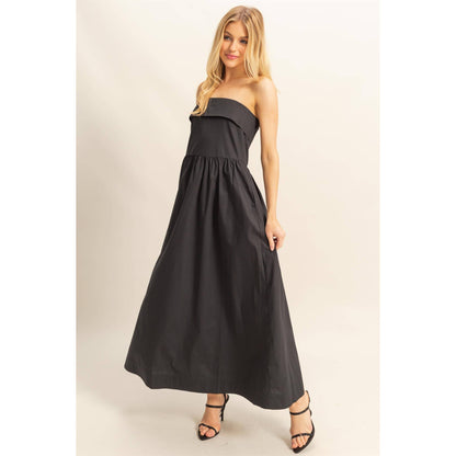 Stephanie Strapless Midi Dress