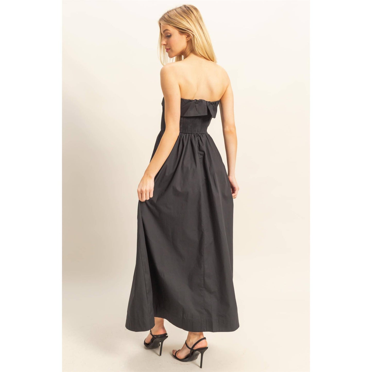 Stephanie Strapless Midi Dress