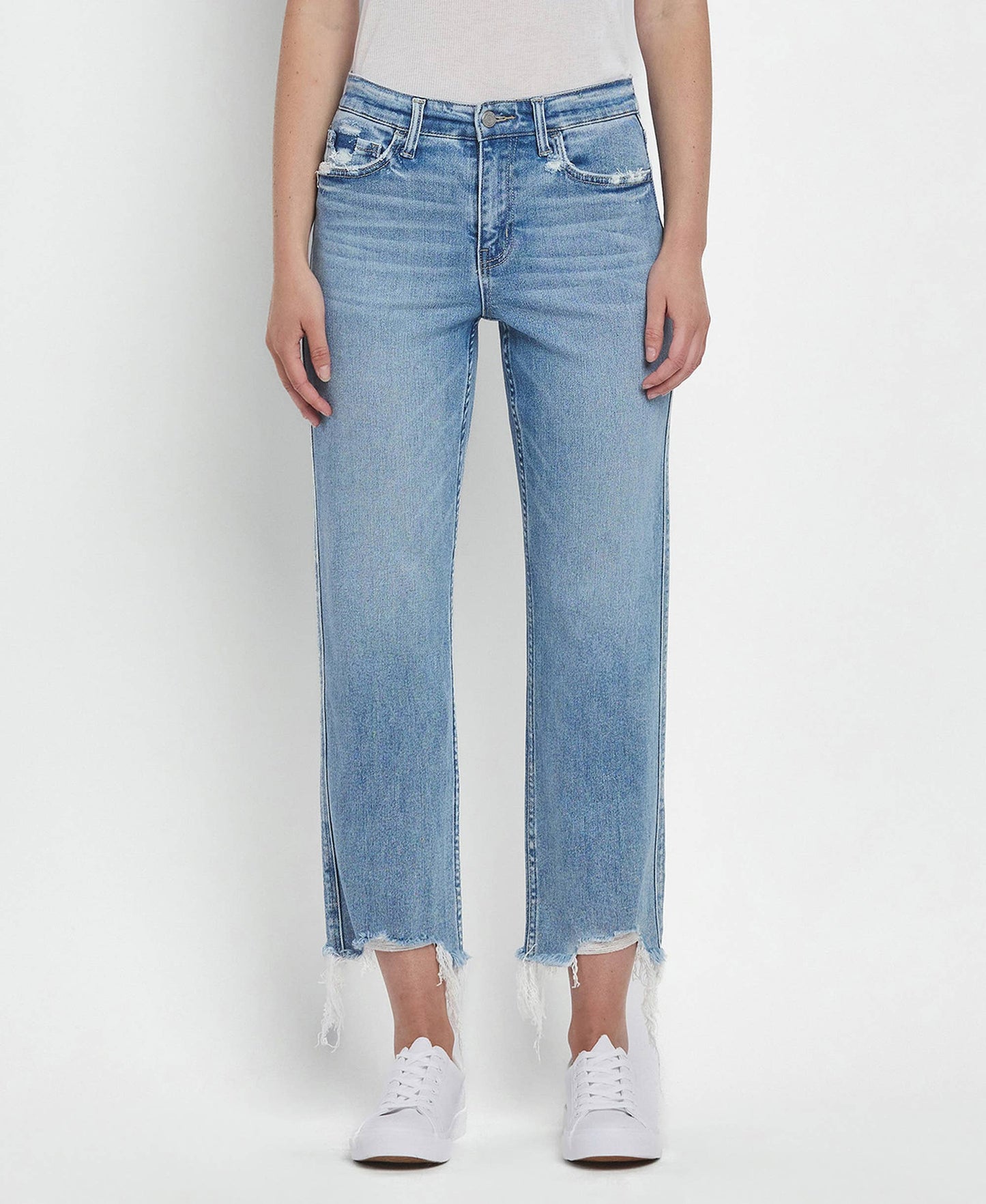 Hailey High Rise Straight Jeans