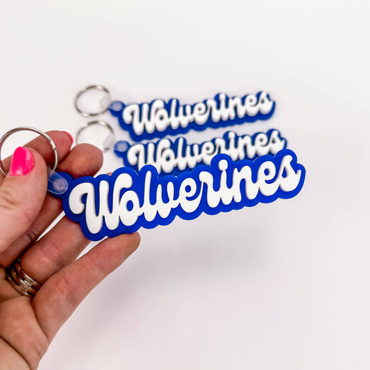 School Spirit Acrylic Keychain