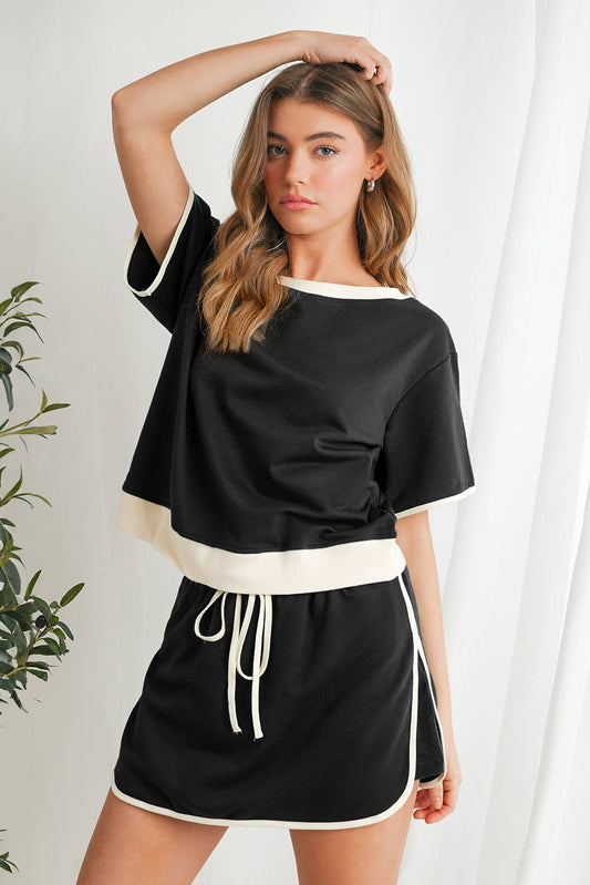 Cara Colorblock Skirt Set
