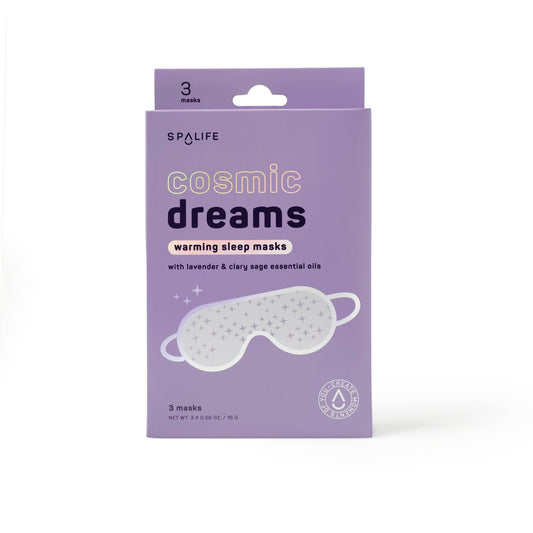 Cosmic Dreams Warming Sleep Masks, Spa Eye Masks