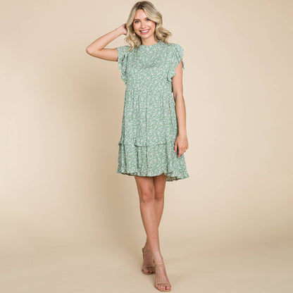 Remmie Ruffled Sleeve Dress
