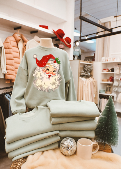Santa Cartoon Sweatshirt