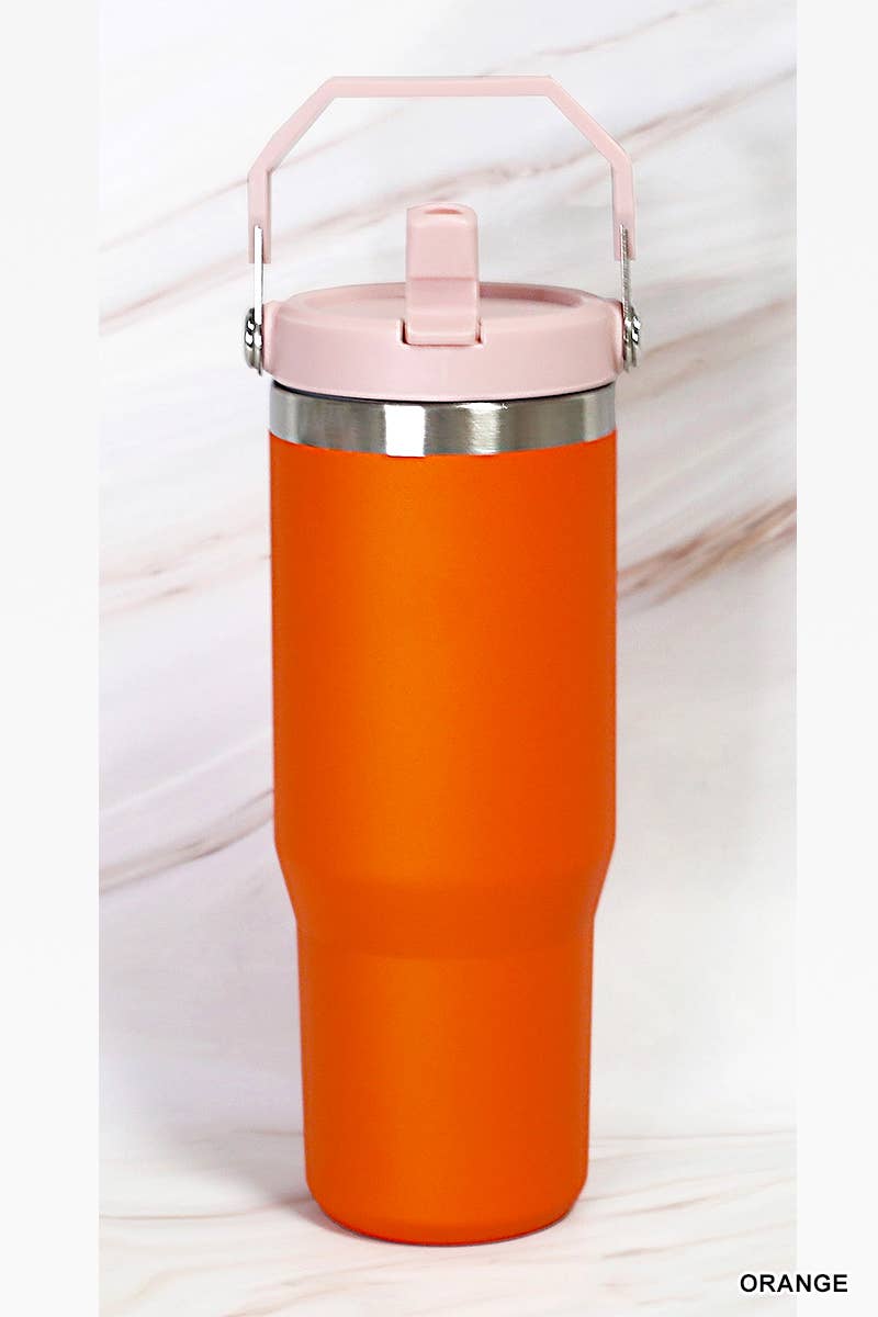 Flip Straw Tumbler 30 Oz