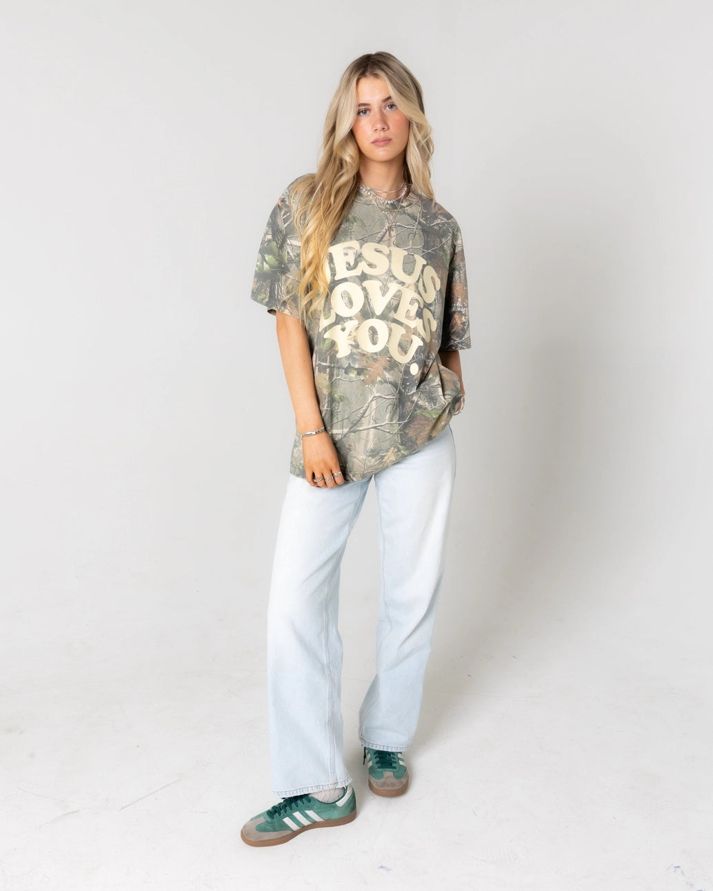 Jesus Loves You Tee | Camo