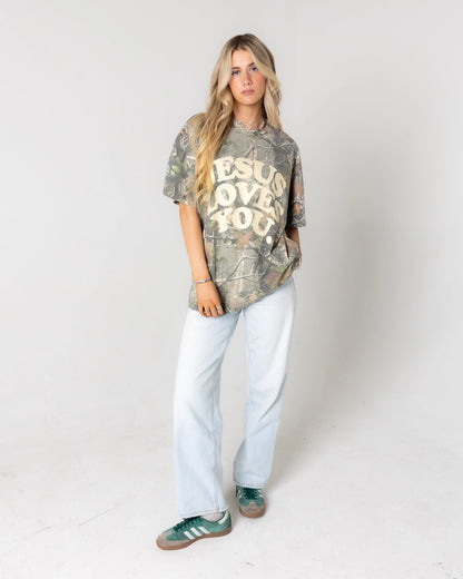 Jesus Loves You Tee | Camo