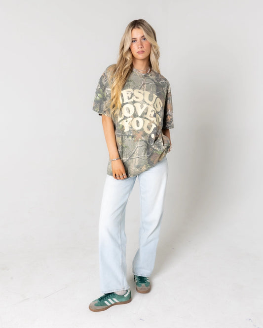 Jesus Loves You Tee | Camo