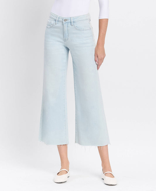 Henley High Rise Wide Leg Jeans
